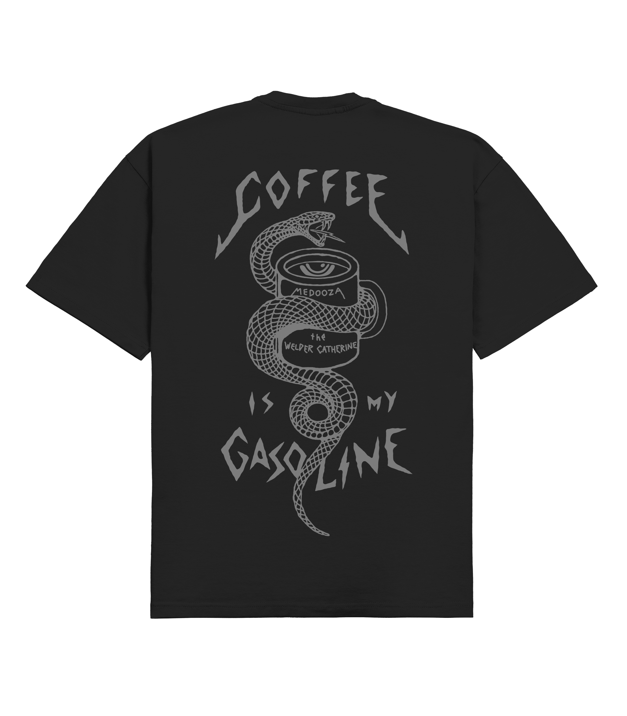 Футболка MEDOOZA "Coffee Snake" (чёрный)