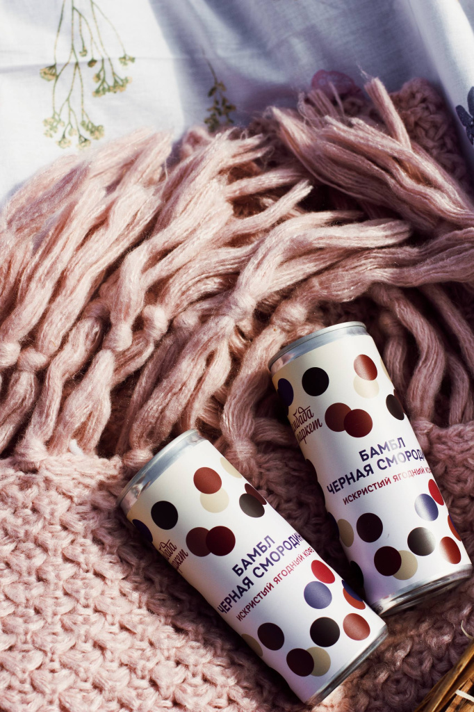 Напитки в горошек