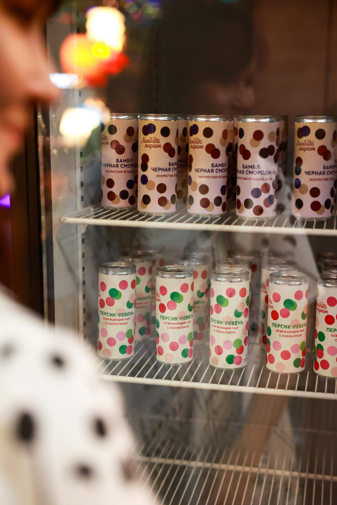 Напитки в горошек