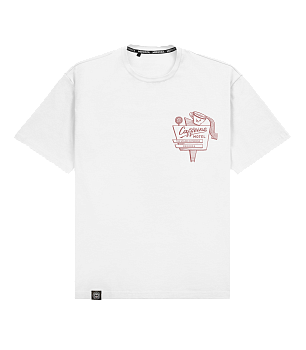 Футболка MEDOOZA "Кофейный мотель / Caffeine Motel" (белый)