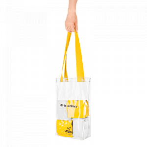 Фирменная прозрачная сумка-шоппер