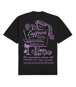 Футболка MEDOOZA "Caffeine Motel" (чёрный)
