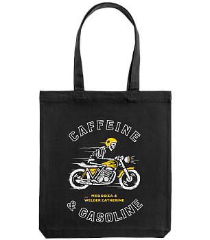 Сумка MEDOOZA "Caffeine & Gasoline" (чёрный)