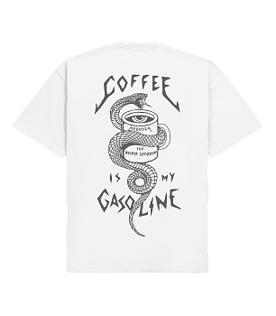 Футболка MEDOOZA "Coffee Snake" (белый)