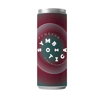 Напиток в банках "Комбуча можжевельник+клюква Symbiotica"