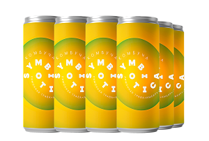 Напиток в банках "Комбуча лимонная трава+имбирь+куркума Symbiotica" (12 шт)