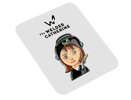 Значок Сварщица Екатерина