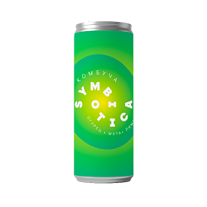 Напиток в банках "Комбуча огурец+мята+лимон Symbiotica"