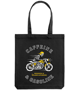 Сумка MEDOOZA "Caffeine & Gasoline" (чёрный)