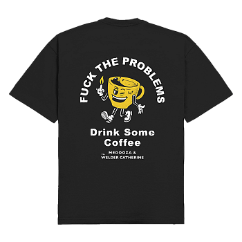 Футболка "F*ck the problems" (черный)