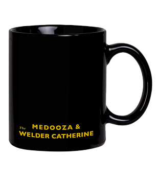 Кружка MEDOOZA "Caffeine & Gasoline" (чёрный)