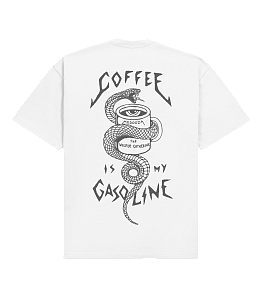 Футболка MEDOOZA "Coffee Snake" (белый)