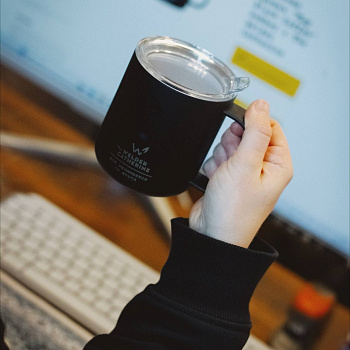 Стальная кружка "Mug Black Coffee" bobber x The Welder Catherine