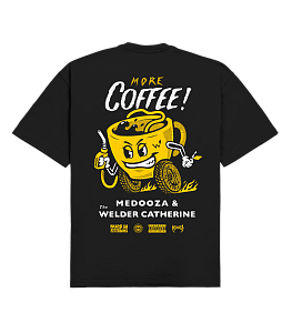 Футболка MEDOOZA "More Coffee" (чёрный)